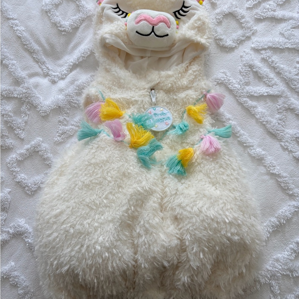 Adorable Fuzzy Llama Costume